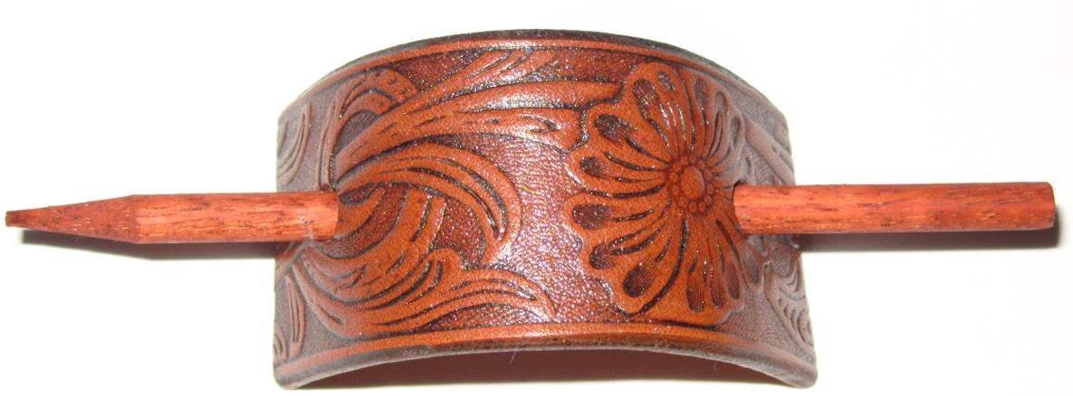 Embossed Rectangular Barrette Embossed Rectangular Barrette